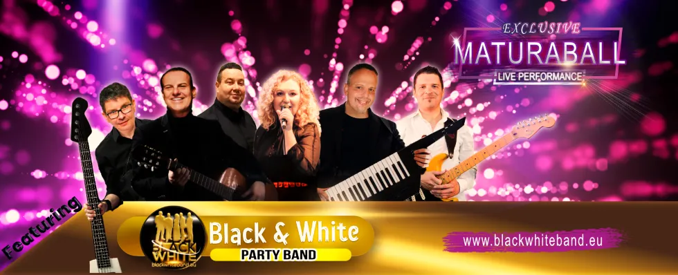 Musikgruppe-Black-and-White-Band
